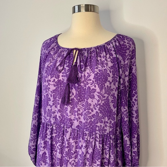 Line Markvardsen Purple Grape Midi/Maxi Dress - Picture 3 of 12